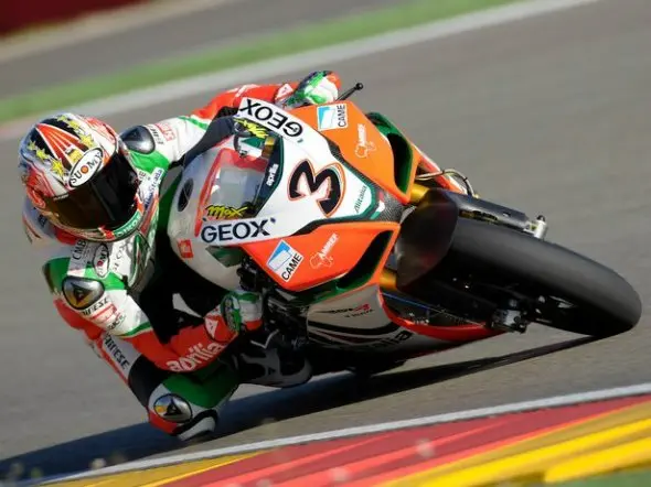 max biaggi test motorland aragon