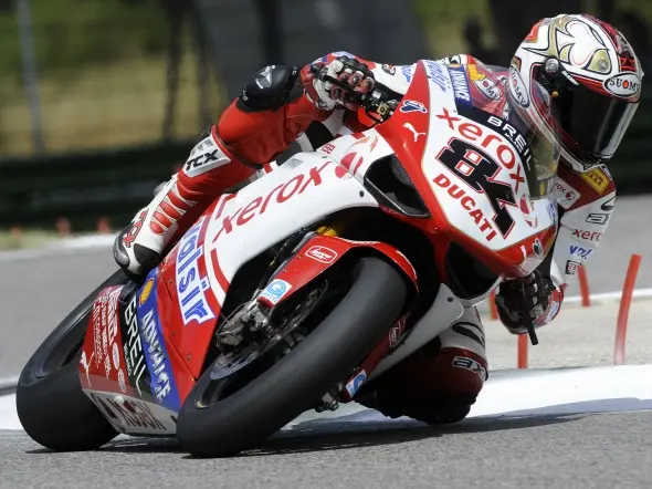michel fabrizio superbike friday imola 2009