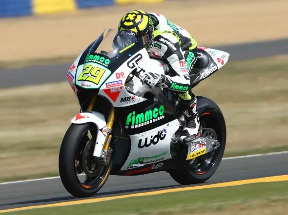 moto2 andreaiannone lemans 2010