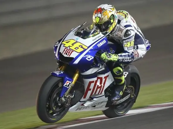 motogp day1 test losail rossi
