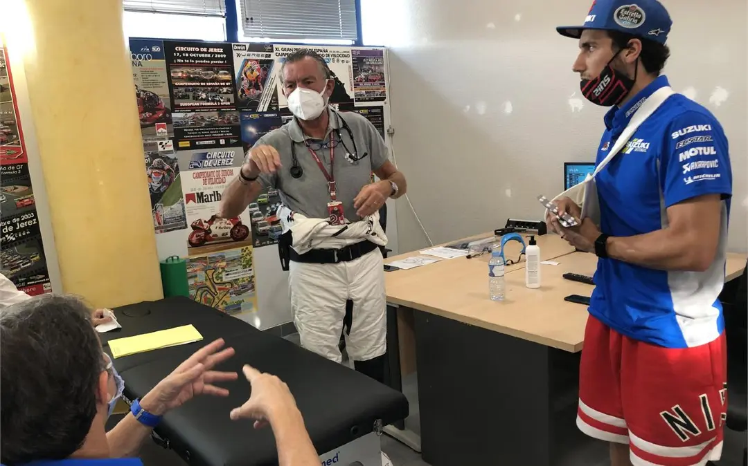 motogp rins injury jerez
