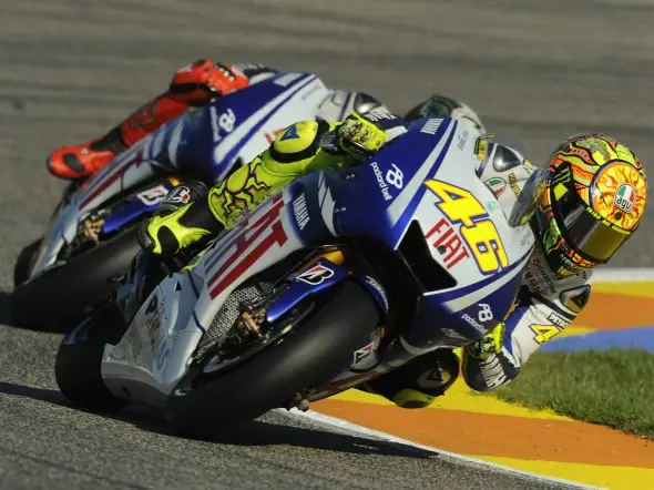 motogp rossi lorenzo valencia