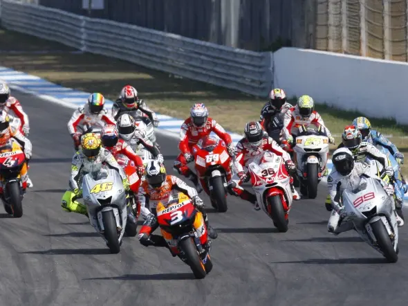 motogp start estoril portugal 2009