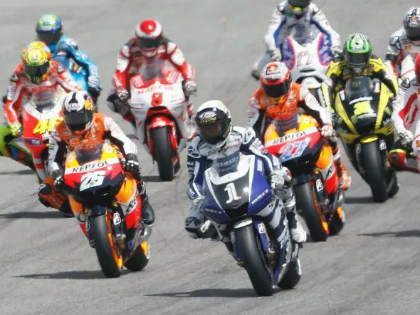 motogp start gp estoril 2011