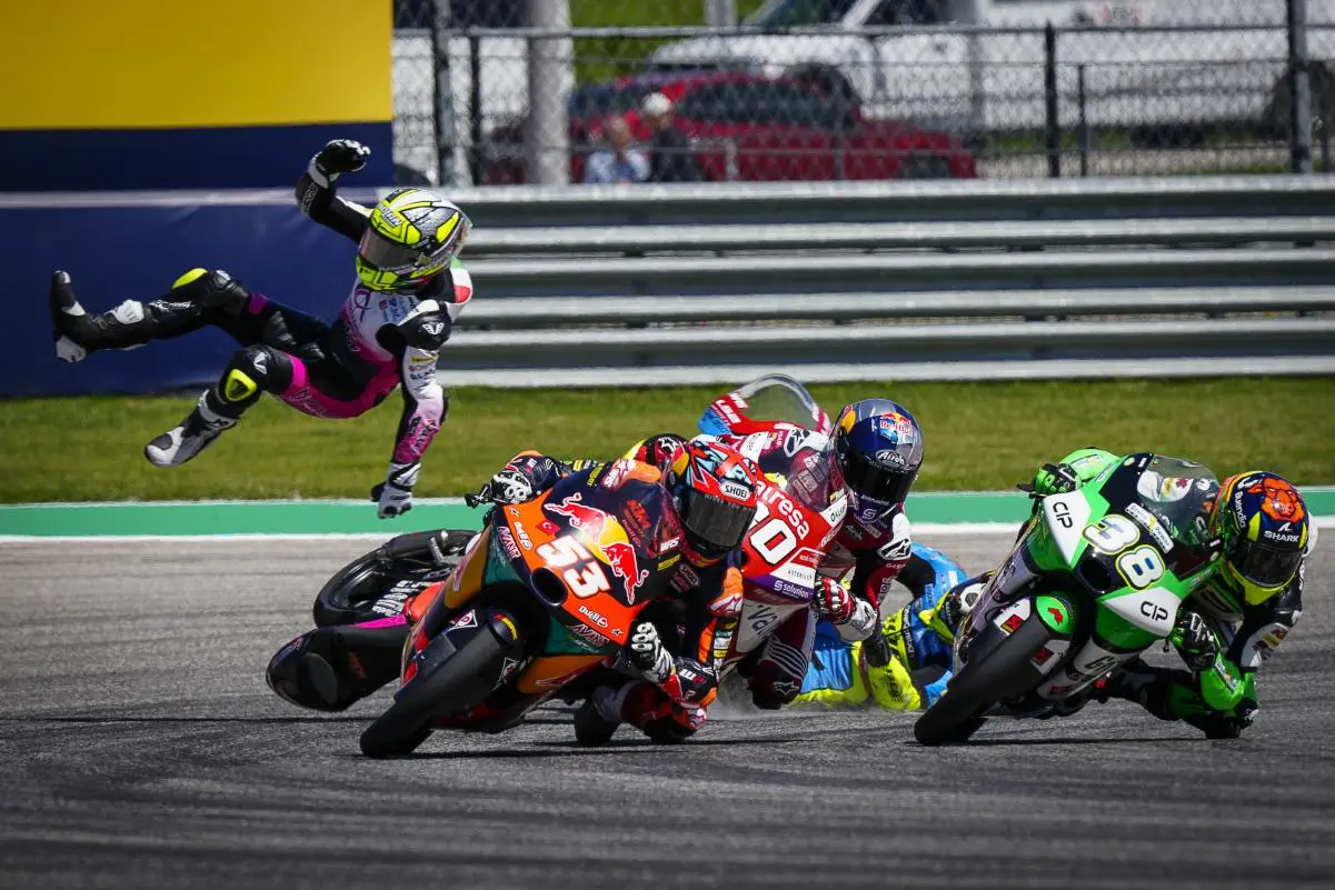 nepa munoz crash moto2 austin