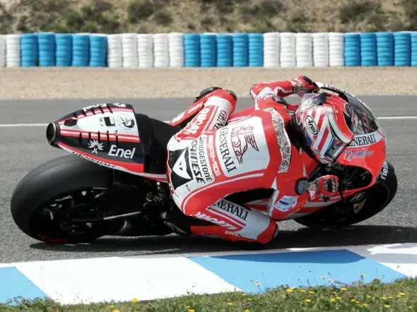 nicky hayden test gp12