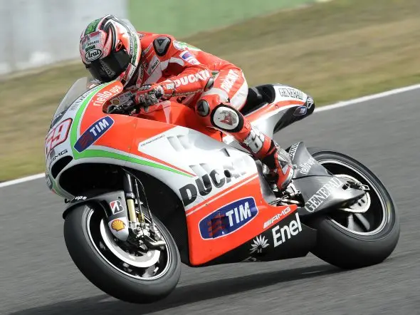 nicky hayden test mugello