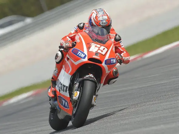 nicky hayden test sepang 2 2013