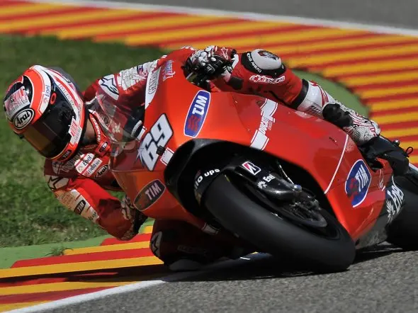 nicky hayden warmup aragon