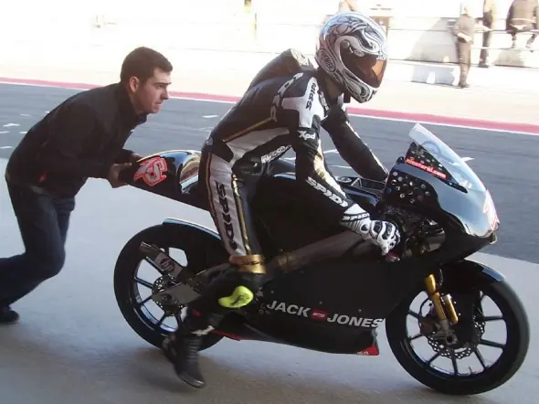 nico terol winter test barcellona 2009