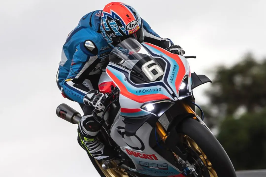 ondrej jezek test portimao team erc endurance ducati