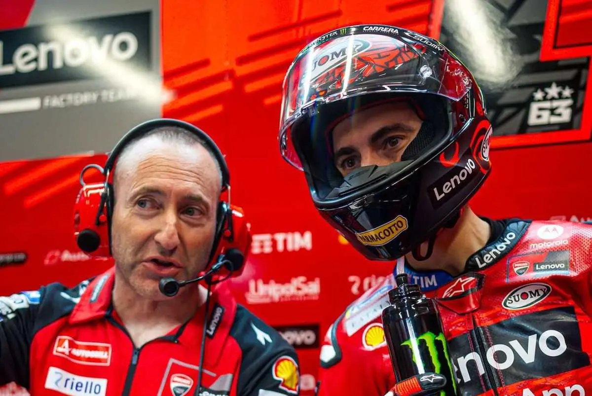 pecco bagnaia e cristian gabarrini