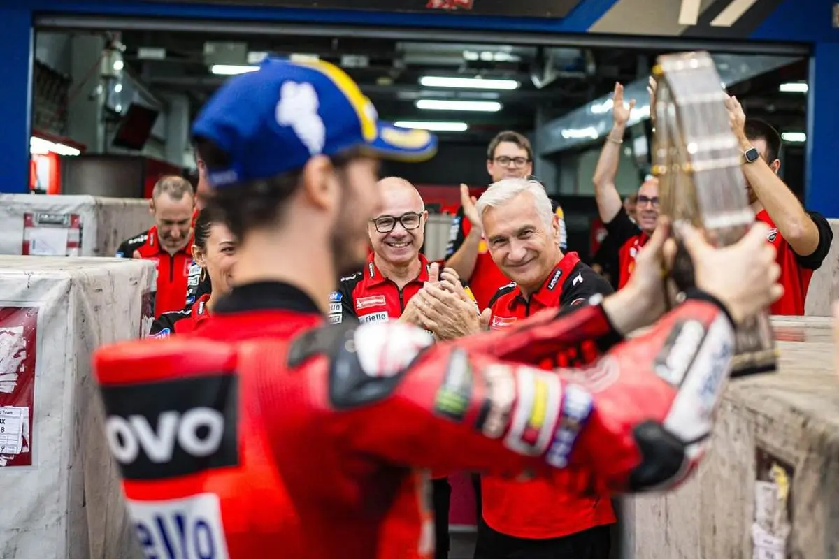 pecco bagnaia e davide tardozzi