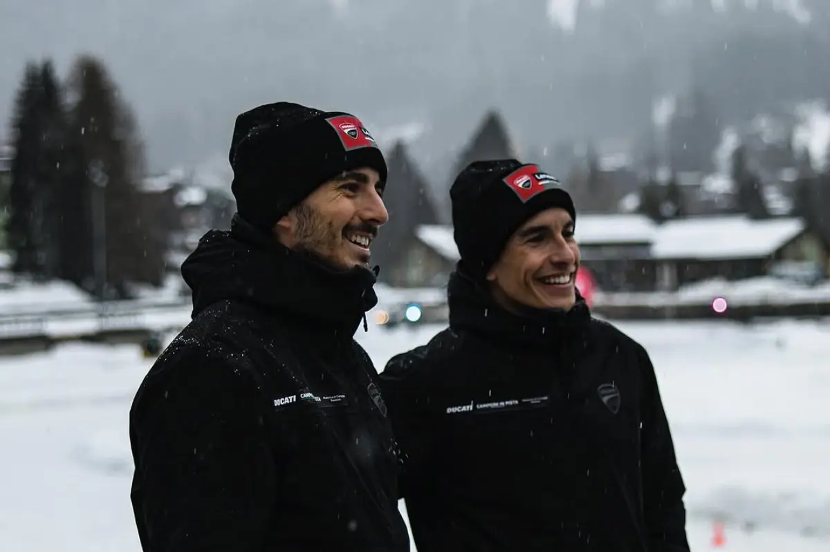 pecco bagnaia e marc marquez