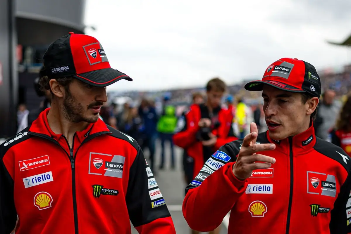 pecco bagnaia e marc marquez