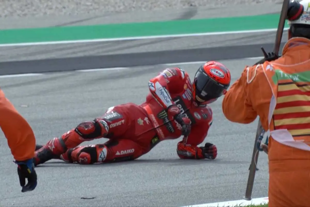 pecco bagnaia infortunato 1