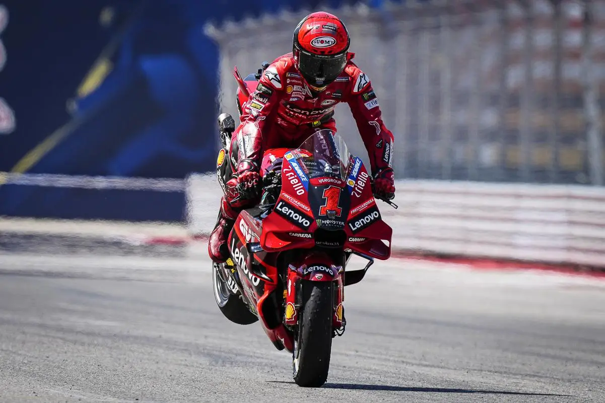 pecco bagnaia motogp wup austin