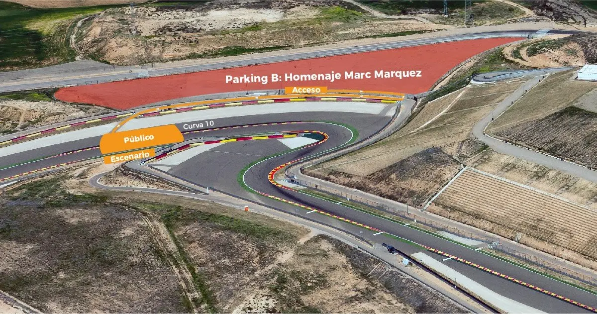 plano zona publico homenaje marquez