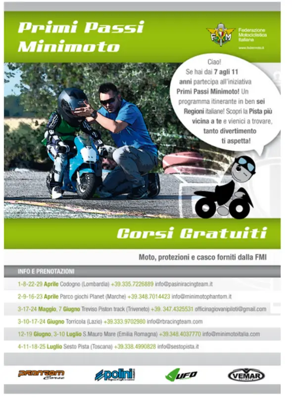primi passi minimoto 21