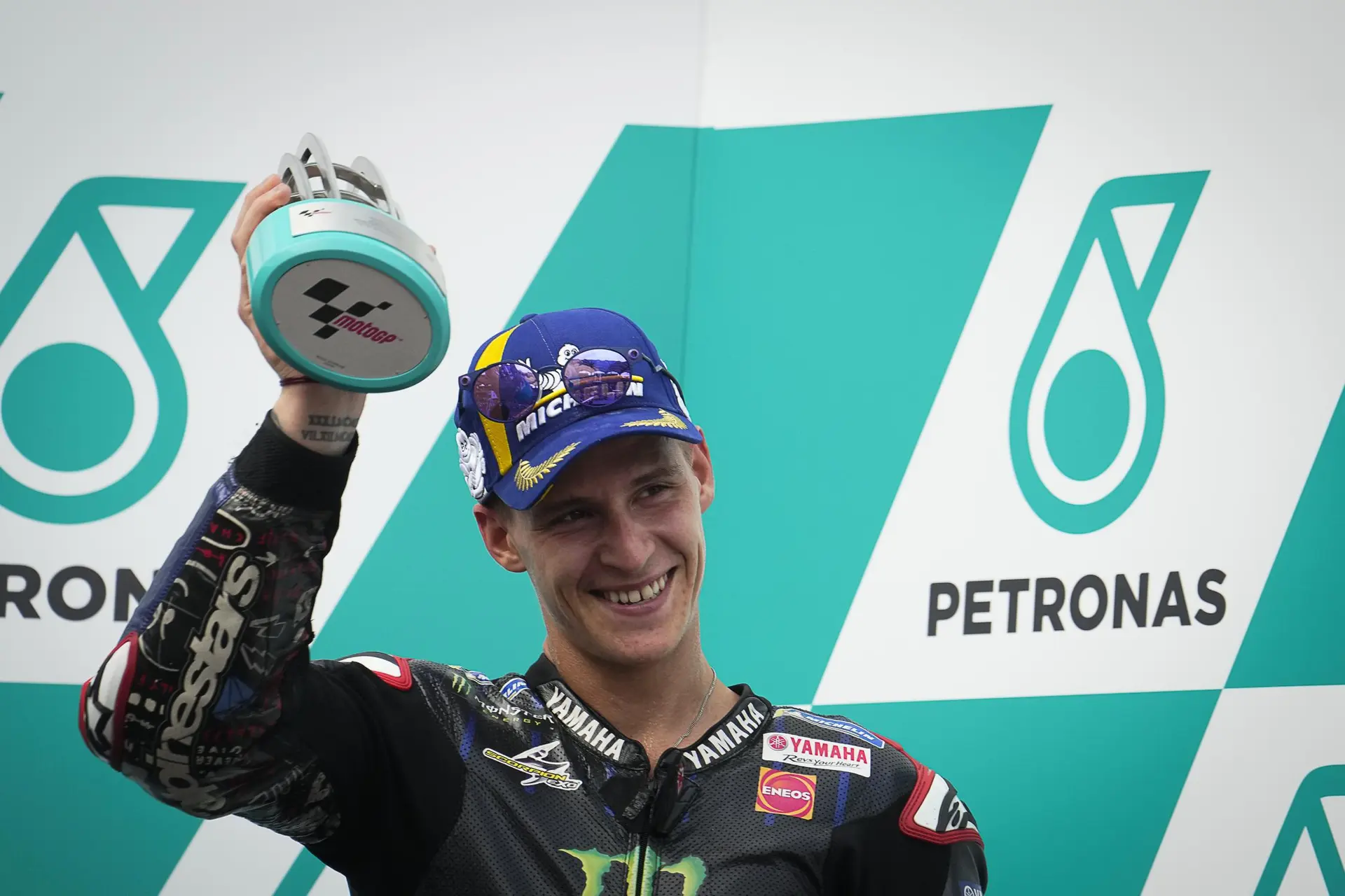 quartararo podio sepang motogp