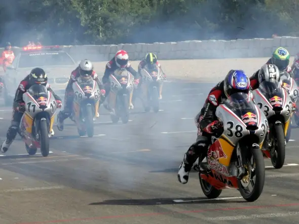red bull rookies cup start brno 2008