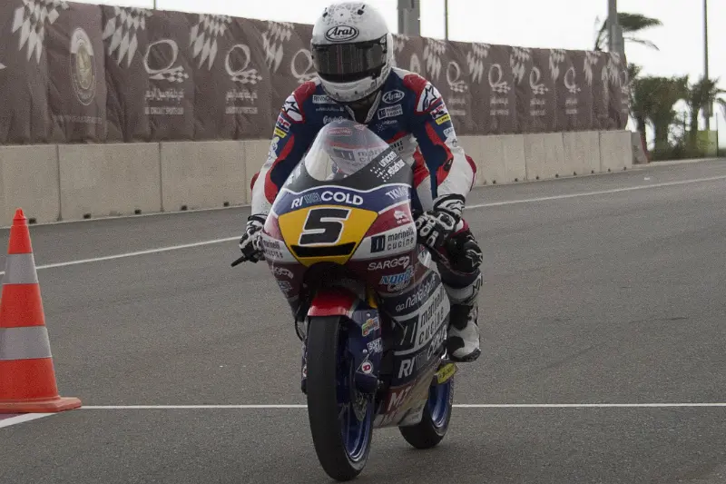 romano fenati test qatar night1