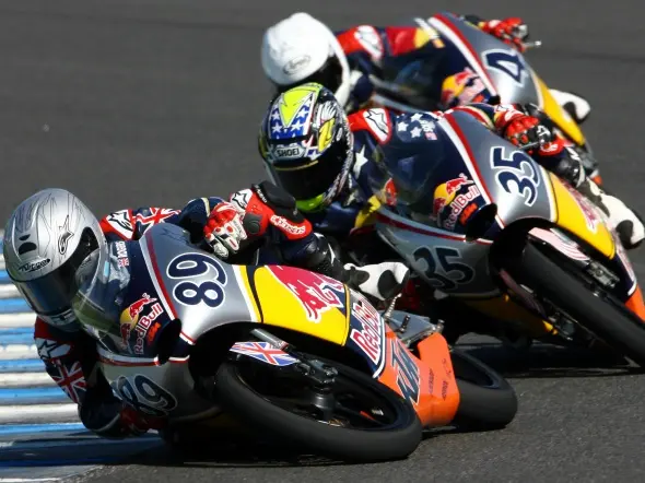 rookies cup action jerez testing 2009