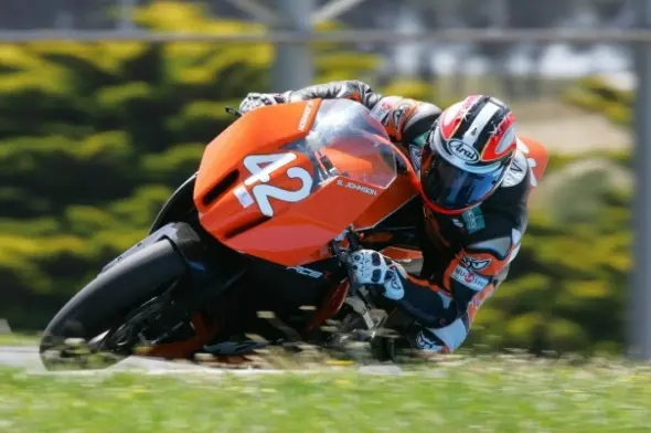 shannon johnson ktm rc8r test phillipisland