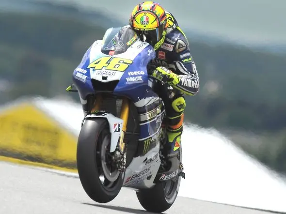 valentino rossi day 1 lemans 2013