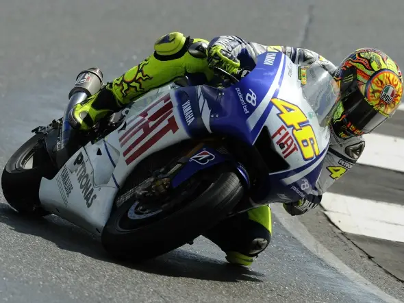 valentino rossi donington prove