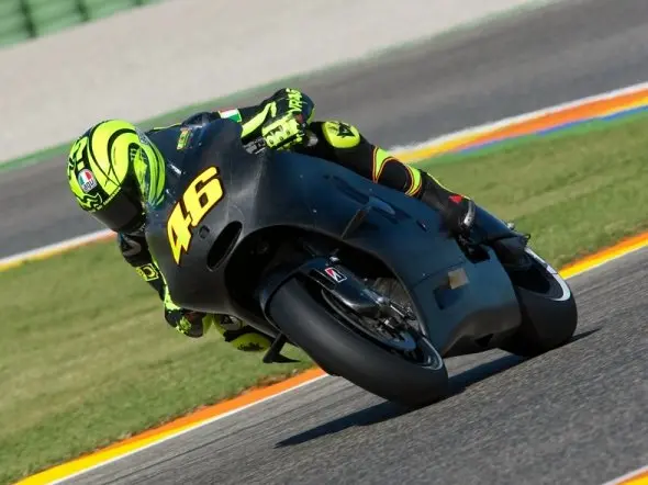 valentino rossi ducati desmosedici gp11 test valencia