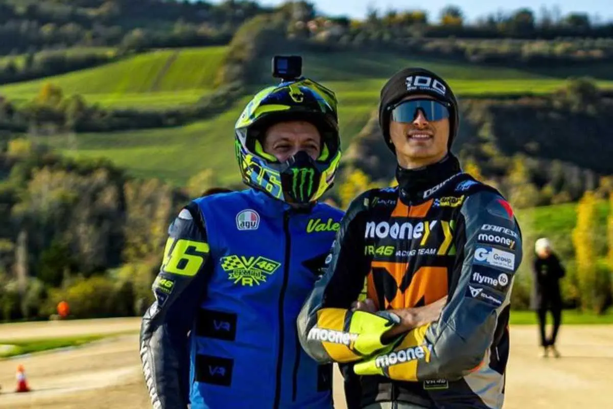 valentino rossi e luca marini