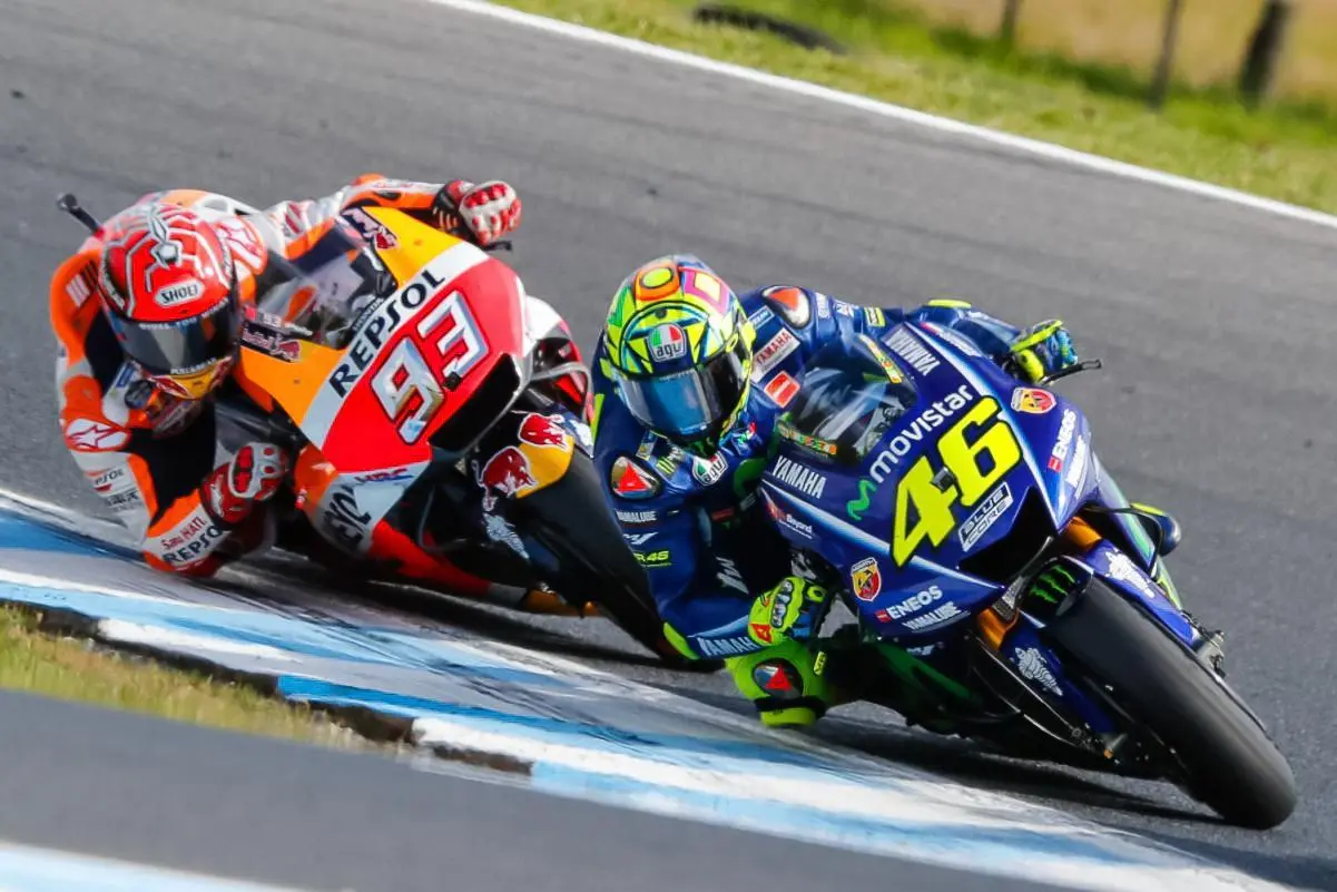 valentino rossi e marc marquez