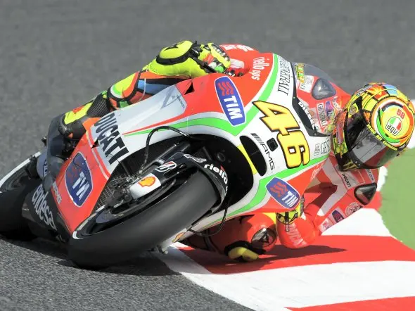 valentino rossi friday barcellona 2012