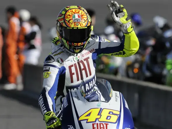 valentino rossi motegi 2009 finish