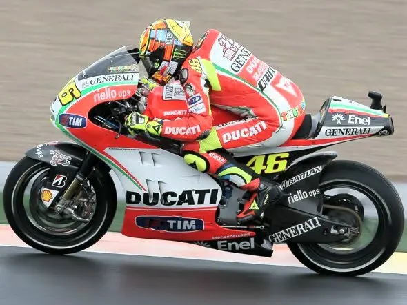 valentino rossi motogp valencia friday 2012