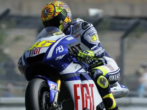 valentino rossi qualifying lemans 2010