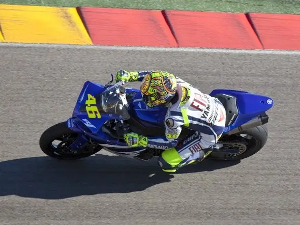valentinorossi motorland aragon test 1