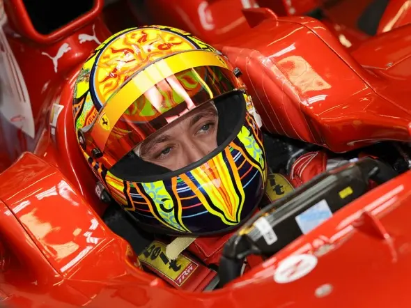 valentinorossi onboard ferrari f2008