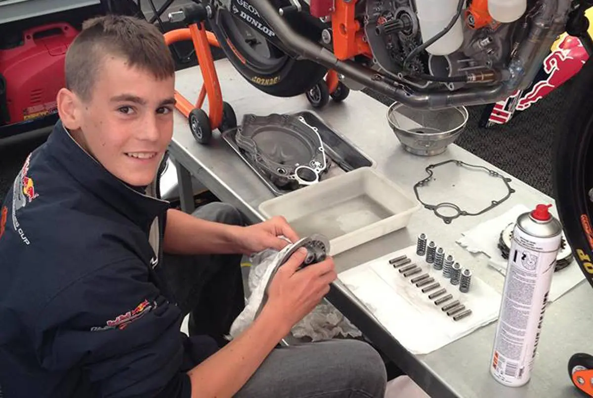 Stefano Manzi, Campione del Mondo Supersport, da piccolo