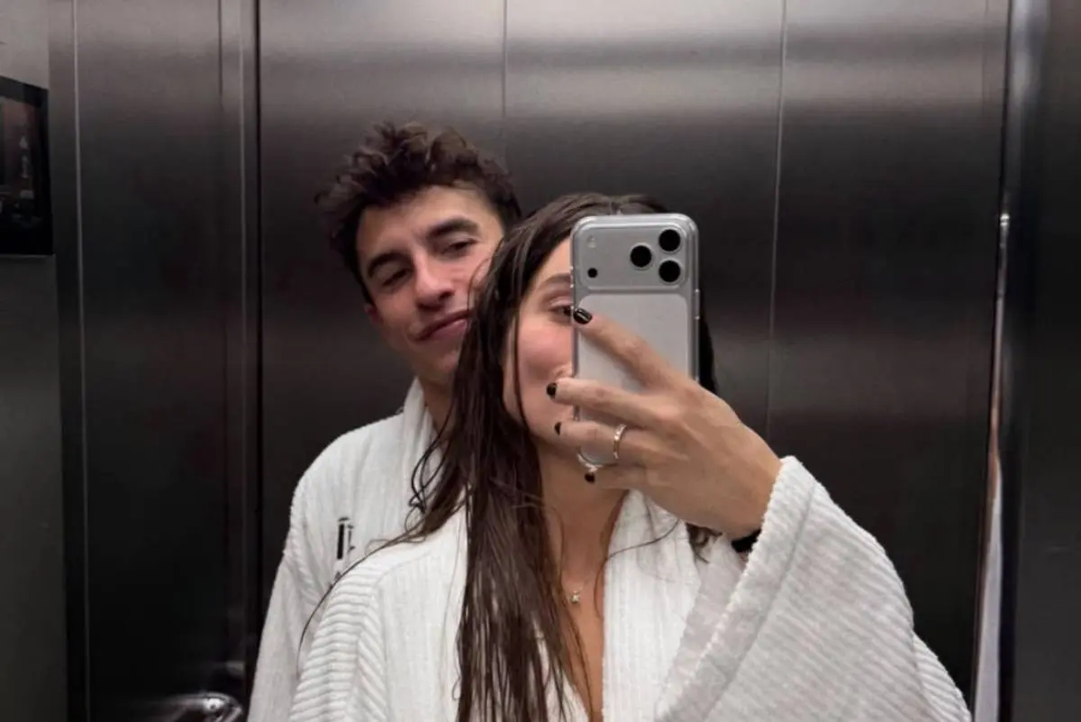 Marc Marquez e Gemma Pinto