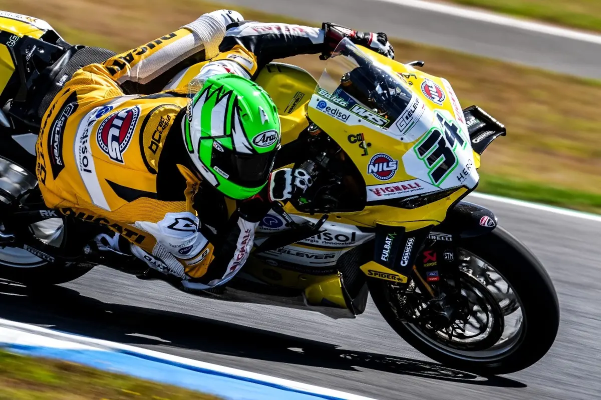 Lorenzo Baldassarri è stata la grande sorpresa della prima giornata di test Superbike in Australia