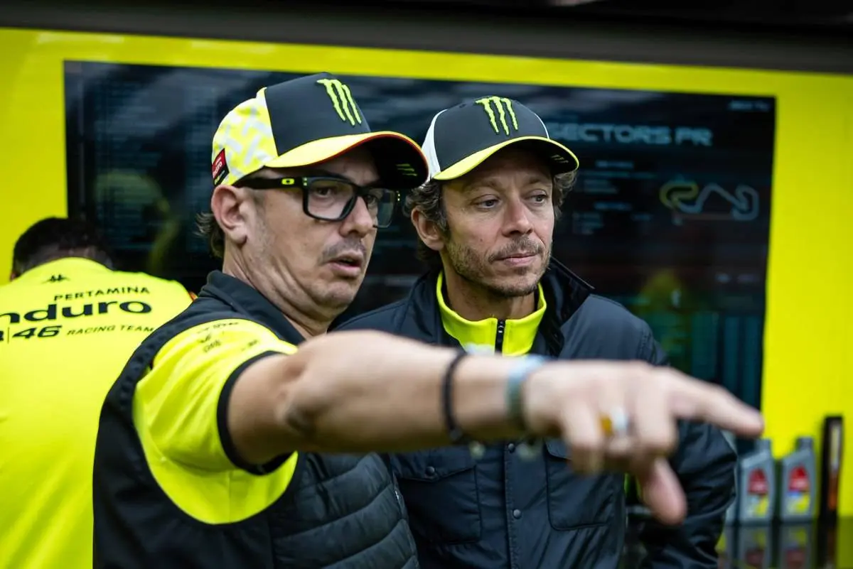 Alessio Salucci e Valentino Rossi