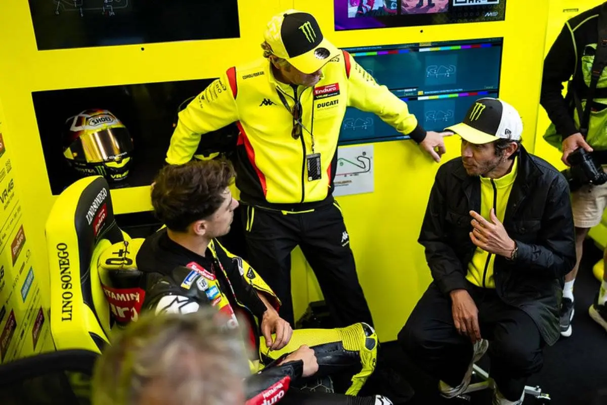 Fabio Di Giannantonio e Valentino Rossi