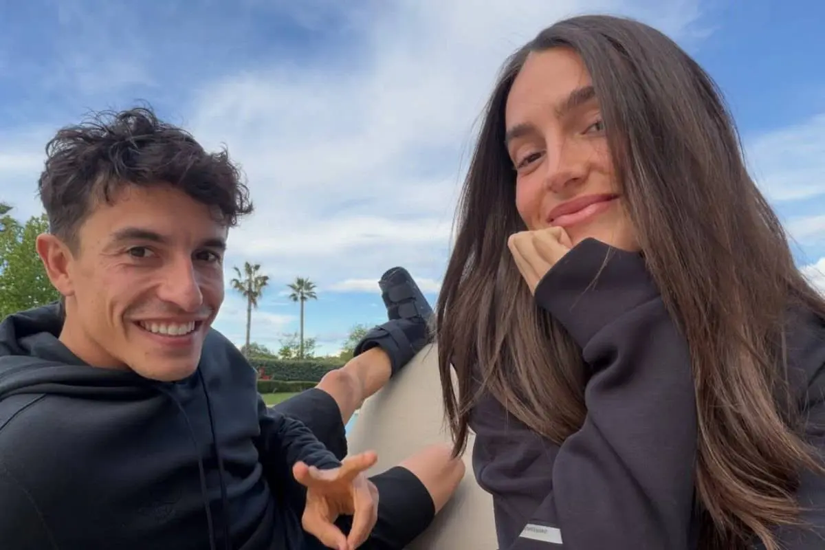 Marc Marquez e Gemma Pinto