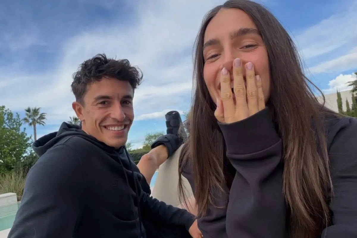 Marc Marquez e Gemma Pinto