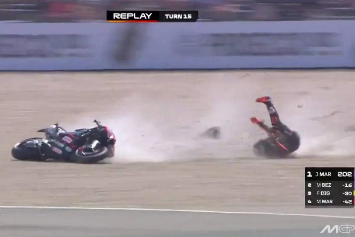 Bezzecchi Marco Caduta MotoGP Assen TT