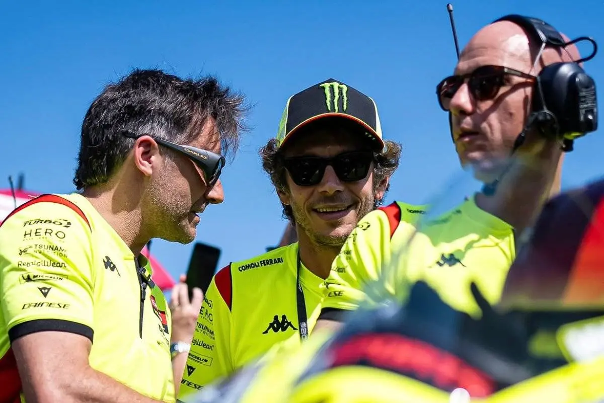 Pablo Nieto e Valentino Rossi