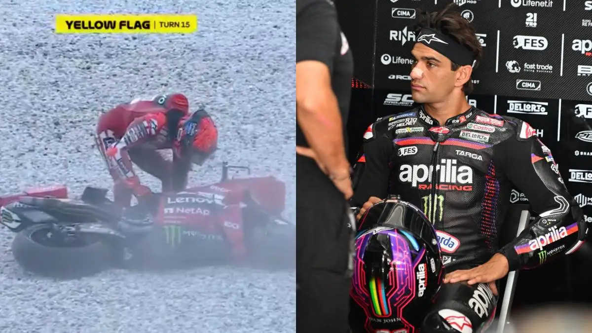 Marc Marquez caduto Jorge Martin MotoGP Sepang Malesia