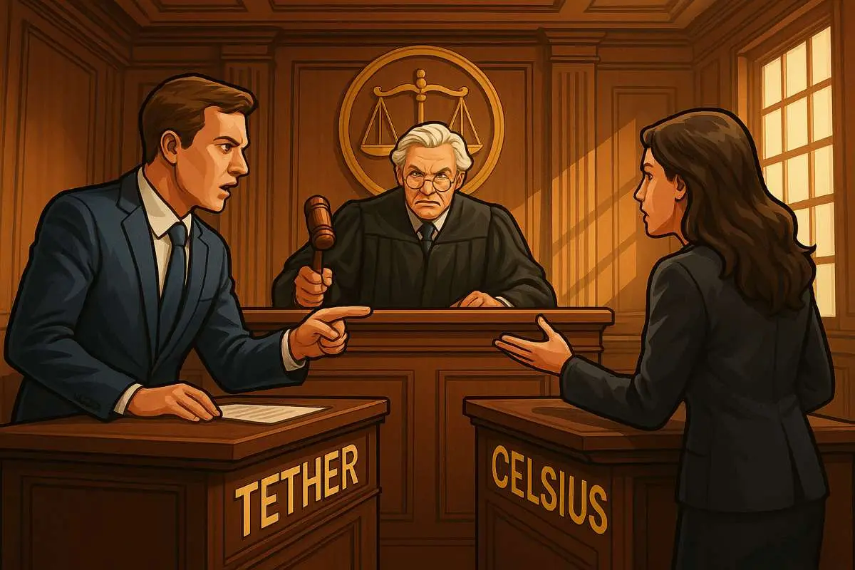 tether celsius rechtszaak